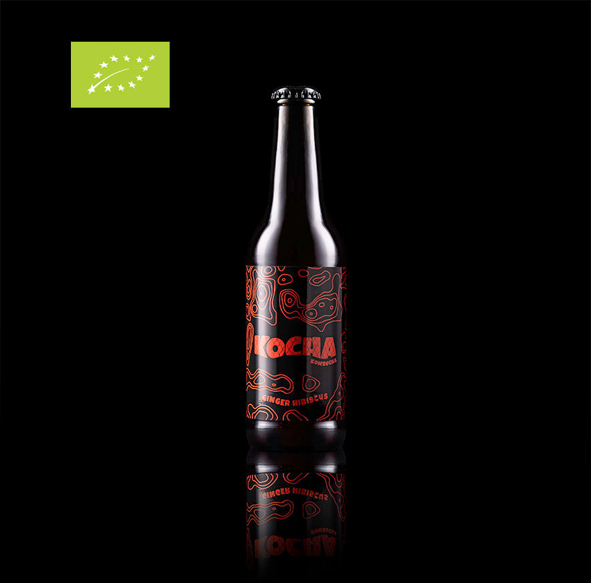 KOCHA Kombucha Ginger & Hibiscus