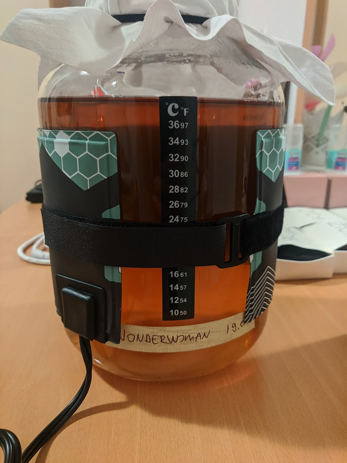 Naša prva staklenka s grijaćim pojasom, 19. 4. 2021.